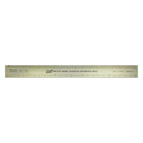 Deluxe Model Railroad Reference Ruler 300MM