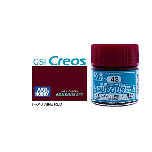 Aqueous Gloss Wine Red