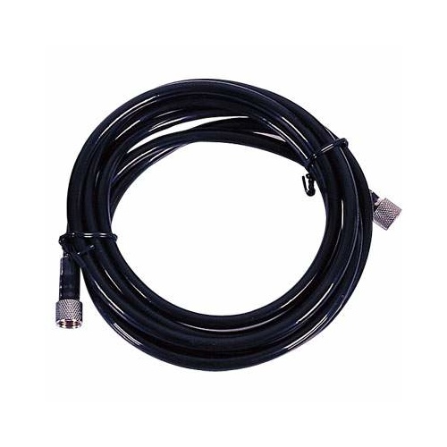 Air hose Black plastic 3m with couplings 1/8" x 1/8"