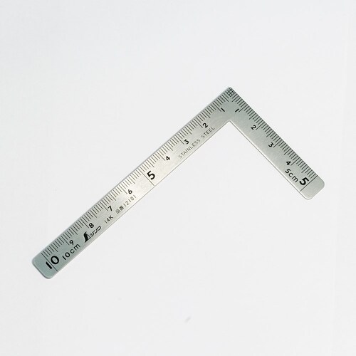 SHINWA Mini Carpenters L-Square 10cm x 5cm