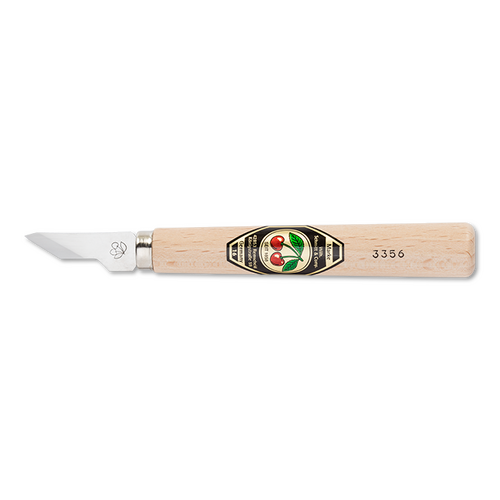 Kirschen Carving Knive with small blade, skewed edge