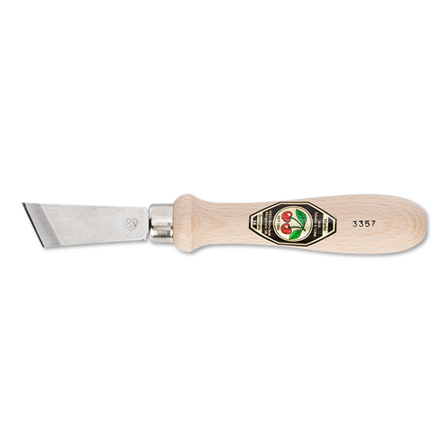 Kirschen Carving Knive with long wide blade, skewed edge