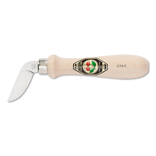 Kirschen Carving Knive bent aside, curved edge