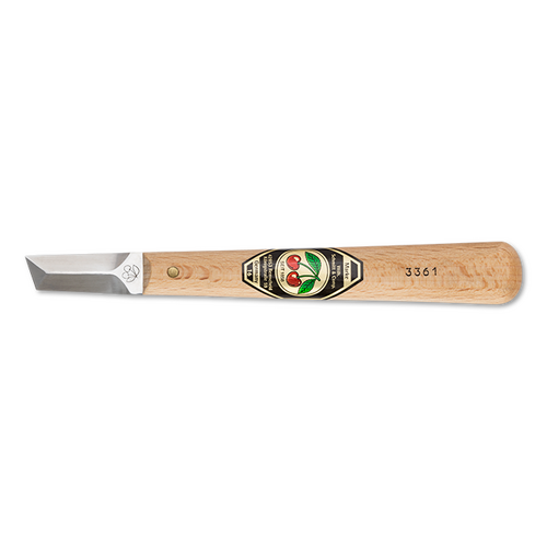 Kirschen Carving Knive with straight blade, three edges