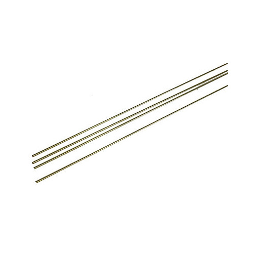 Brass Wire .25mm x 300mm  (.010'' x 12") Dia. 3 pcs
