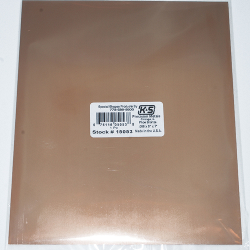 Phosphor Bronze 125mm x 178mm x .203mm