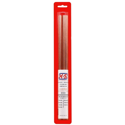 Copper Telescopic Tubing Assortment 1/16"-5/32" (1.59mm-6.35mm) (7pc)