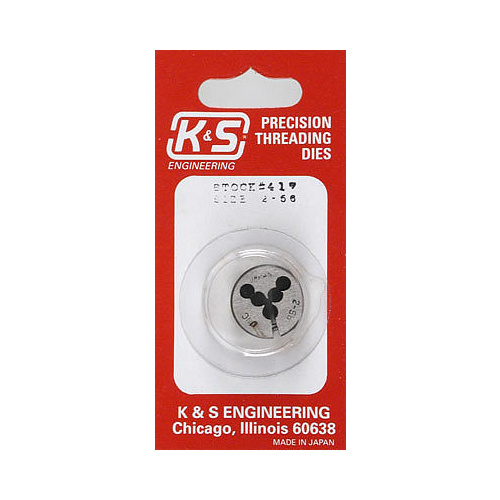 Threaded Button Die 1-72 UNF