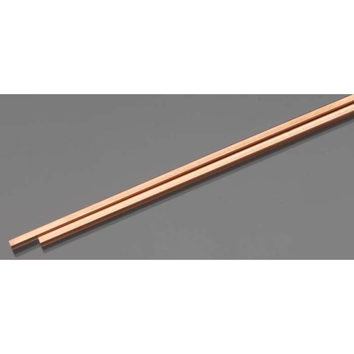 COPPER SQUARE TUBE 4.7mm x 300mm (3/16" x 12") 2PC