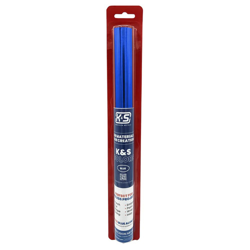 K&S Blue Aluminium Foil 0.19mm Thick 300mm Wide x 609mm Long (1 Roll)