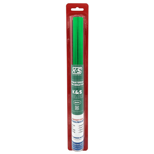K&S Green Aluminium Foil 0.19mm Thick 300mm Wide x 609mm Long (1 Roll)