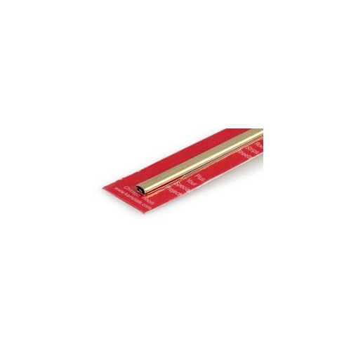 Brass Small Streamline Shaped Tube  x 300mm (12")