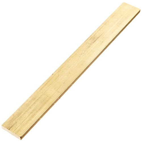 Brass Flat Bar .4mm X 1.59 X 305mm (1/64" X 1/16" X 12") - 2pc