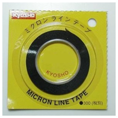 Kyosho 1860 Micron Tape .7mm x 8M Black