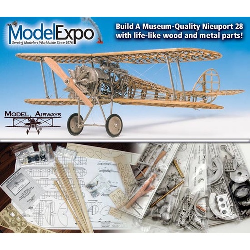 Model Airways Nieuport 28 Rickenbacker 1:16 Scale WW1