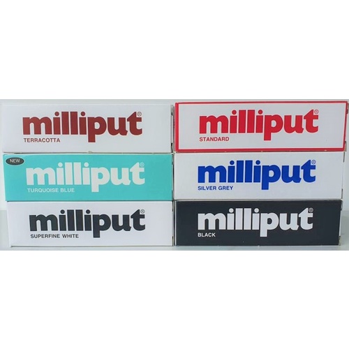 Milliput 6 Pack Mixed