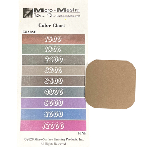 Micro-Mesh® 2" x 2" 3600 Grade Soft Touch Pad