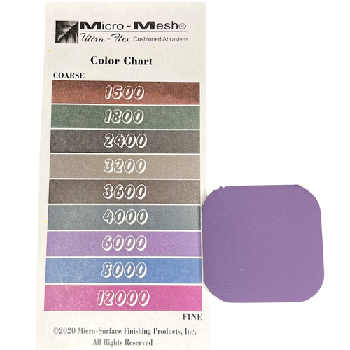 Micro-Mesh® 2" x 2" 6000 Grade Soft Touch Pad