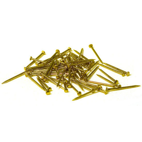 Brass Nails 0.7 x 8mm  (.028 X 5/16") - 1500 per pack