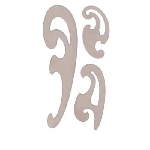 French Curve Set - 3pc