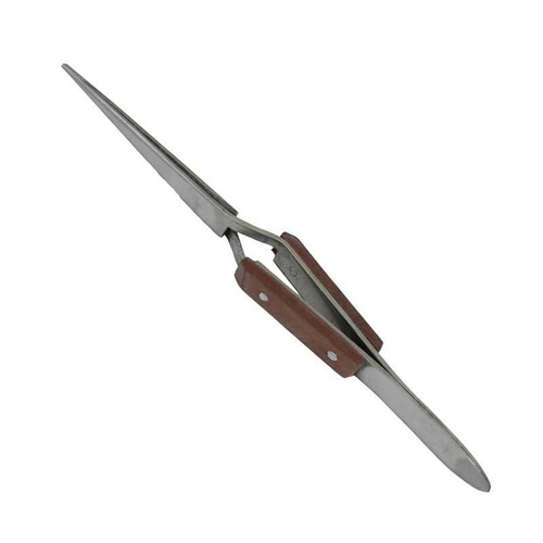 Tweezer With Fiber Grip Handle, Straight, 163mm