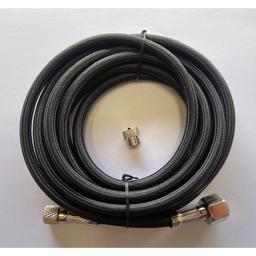 Aztek Compatable 3m Braided Airhose and Airfitting