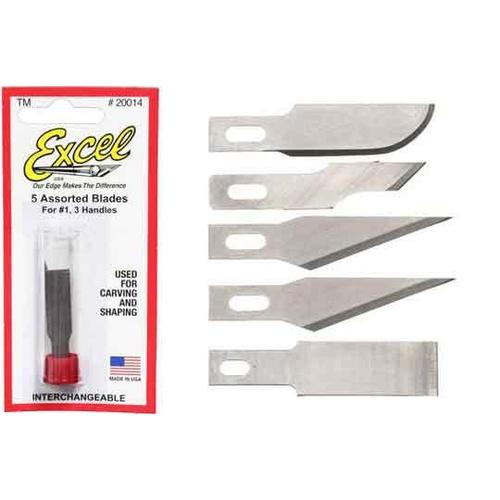 Excel 20014 5pc Knife Blade Set