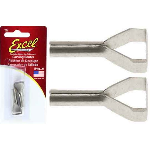 2pc 1/2 inch Square Carving Router