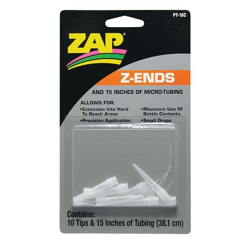 10 Z-ENDS & TEFLON TUBING