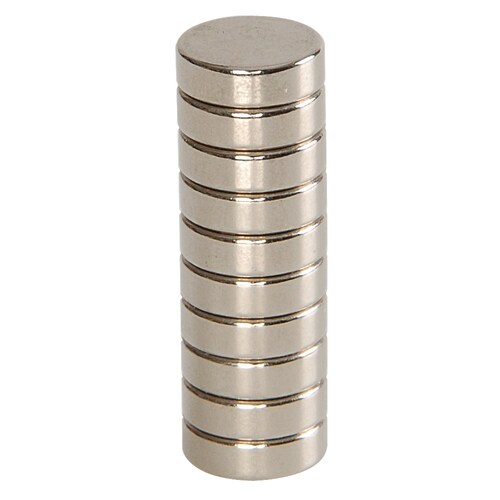 Rare Earth Magnets - 10mm x 3mm - Pk 10
