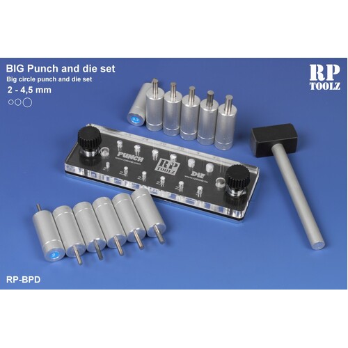 BIG Punch and Die Set (12 different punch tool from 2mm to 4.5mm)