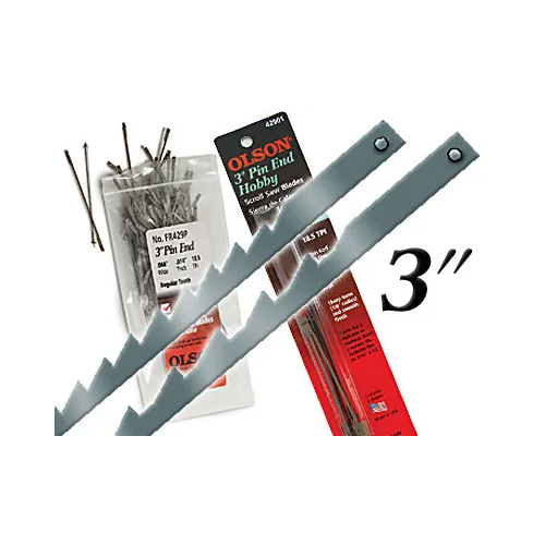 75mm Pin End Blades 25 TPI Suit Dremel 1800 Scroll Saw (12pc)
