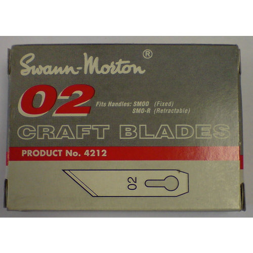 Swann Morton SM 02 Blades Box of 50