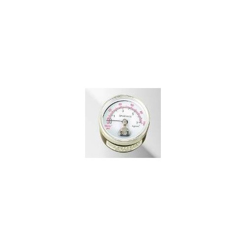 Pressure gauge 0 -100 PSI 1/8" BACK