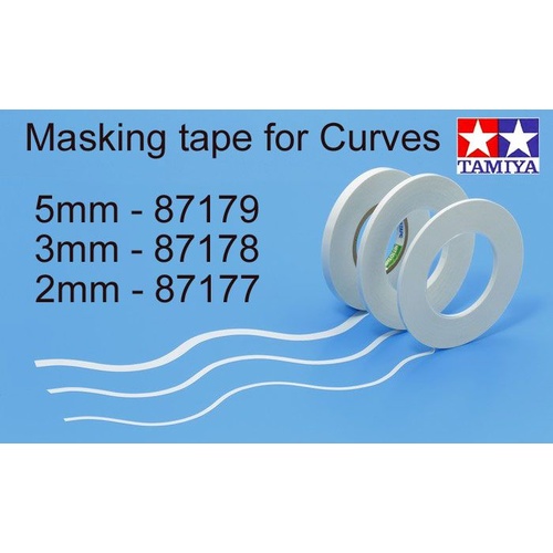 Tamiya Masking Tape 2mm For Curves
