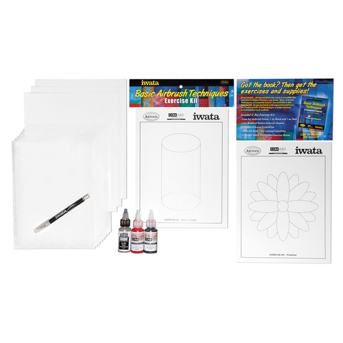 Iwata Basic Airbrush Airbrush Exercises - Kit