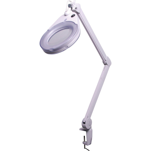 LED Desk Mount Magnifier 5 Diopter (225% Larger Magnification)