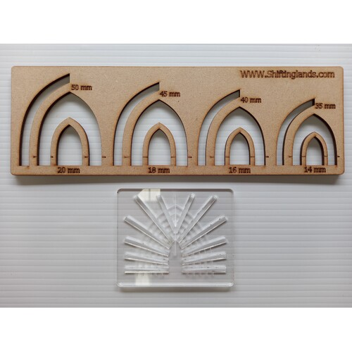 Gothic Arch template set
